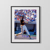 Dave Winfield Autograph Print - Padres Swing - 12x All-Star Muscle