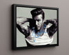 David Beckham - Portrait Soccer FramedSportPrints Floating Canvas 16x20