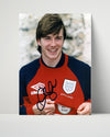 David Beckham Autograph Print - England - Young Star Soccer FramedSportPrints Poster 16x20