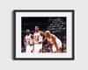 Dennis Rodman Autograph Print - Bulls Legends -The Worm Resume