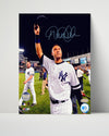 Derek Jeter Autograph Print - Farewell Cap Tip - Captain Goodbye