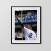 Derek Jeter Autograph Print - Tipping His Cap - Yankee Goodbye
