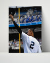 Derek Jeter Autograph Print - Tipping His Cap - Yankee Goodbye