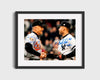 Derek Jeter Autograph Print - With Cal Ripken Last Game - Legends Farewell Handshake