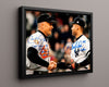 Derek Jeter Autograph Print - With Cal Ripken Last Game - Legends Farewell Handshake