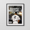Derek Jeter Autograph SI Print - Jeter Farewell 2014 - Captains Exit