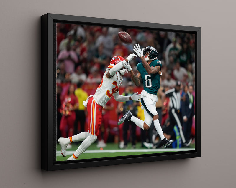 Floating Canvas DeVonta Smith - Philadelphia Eagles - Super Touchdown Floating Canvas - Pro Football FSP - Floating Canvas