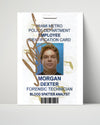 Dexter - Michael C Hall - Forensic ID Badge - Autograph Print Television Vintage Framed Prints Poster 16x20