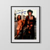 Doctor Who - Tom Baker and Louise Jameson - Street Scene Autograph Print Television Vintage Framed Prints Gallery Frame 16x20