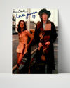 Doctor Who - Tom Baker and Louise Jameson - Street Scene Autograph Print Television Vintage Framed Prints Poster 16x20