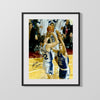 Duke Autograph Print - Christian Laettner - Blue Devil Legend College FSPrints Gallery Frame 16x20