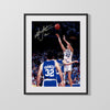 Duke Autograph Print - Christian Laettner The Shot - The Dagger College FSPrints Gallery Frame 16x20