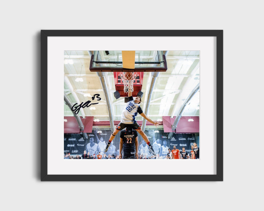 Duke Autograph Print - Grayson Allen - Devils in Flight College FSPrints Gallery Frame 16x20