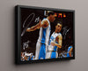 Duke Autograph Print - Okafor & Jones 2015 Champs - Brotherhood Glory College FSPrints Floating Canvas 16x20