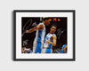 Duke Autograph Print - Okafor & Jones 2015 Champs - Brotherhood Glory College FSPrints Gallery Frame 16x20