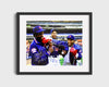 Dwight Gooden and Darryl Strawberry Autograph Print - With Mike Tyson - Queens power trio