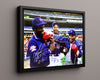 Dwight Gooden and Darryl Strawberry Autograph Print - With Mike Tyson - Queens power trio