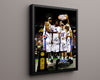 Florida Autograph Print - 2006 Gators Trio - Champs Together College FSPrints Floating Canvas 16x20