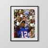 Florida Autograph Print - Chris Leak Championship Trophy - Confetti Glory College FSPrints Gallery Frame 16x20