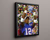 Florida Autograph Print - Chris Leak Championship Trophy - Confetti Glory College FSPrints Floating Canvas 16x20