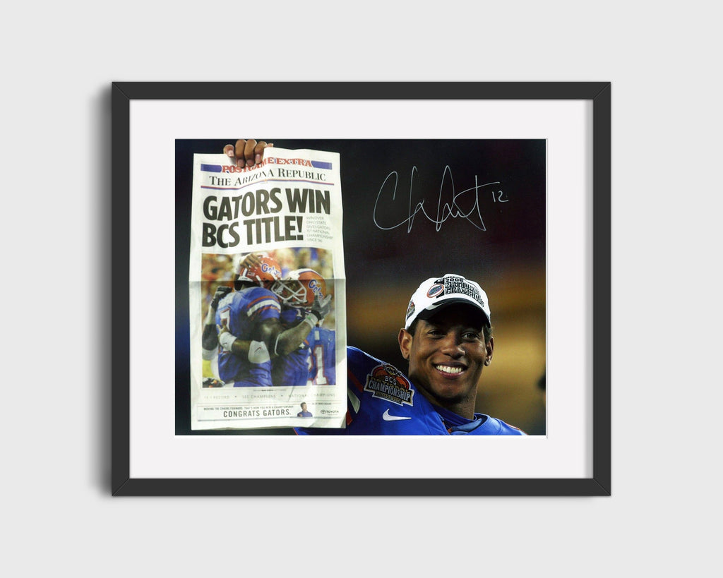 Florida Autograph Print - Chris Leak Champs - Gator Glory College FSPrints Gallery Frame 16x20