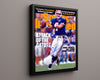 Florida Autograph SI Print - Danny Wuerffel Attack of the Gators - Swamp King College FSPrints Floating Canvas 16x20