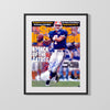 Florida Autograph SI Print - Danny Wuerffel Attack of the Gators - Swamp King College FSPrints Gallery Frame 16x20