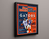 Florida Autograph SI Print - Year of the Gators - Triple Crown Champs College FSPrints Floating Canvas 16x20