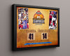 Florida Print - 2006 Championship Scoreboard - Gator Glory 41-14 College FSPrints Floating Canvas 16x20