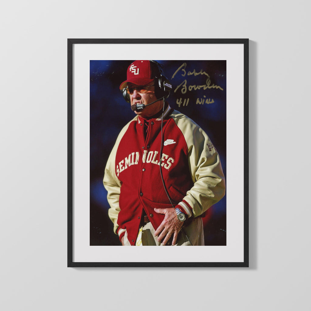 Florida State - Bobby Bowden Record Setting Coach College FSPrints Gallery Frame 16x20