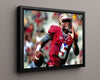Florida State Autograph Print - Jameis Winston On The Run - Heisman Hustle College FSPrints Floating Canvas 16x20
