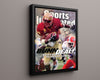 Florida State - Bobby Bowden Record Setting Coach College FSPrints Floating Canvas 16x20