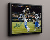 Football Autograph Print - Alvin Kamara - Air Kamara Football Vintage Framed Prints Floating Canvas 16x20