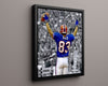 Football Autograph Print - &re Reed - Victory Salute Football Vintage Framed Prints Floating Canvas 16x20