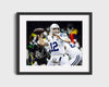 Football Autograph Print - &rew Luck - Colts Pocket Presence Football Vintage Framed Prints Gallery Frame 16x20
