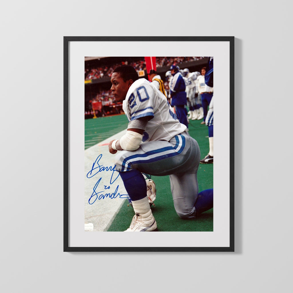 Football Autograph Print - Barry S&ers - Quiet Focus Football Vintage Framed Prints Gallery Frame 16x20