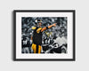 Football Autograph Print - Ben Roethlisberger - Big Ben Calling The Shots Football Vintage Framed Prints Gallery Frame 16x20