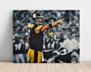 Football Autograph Print - Ben Roethlisberger & Jerome Bettis - Snowbound Steelers Football Vintage Framed Prints Poster 16x20