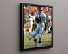 Football Autograph Print - Bernie Kosar - Clevel&s Legendary Arm Football Vintage Framed Prints Floating Canvas 16x20