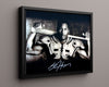 Football Autograph Print - Bo Jackson Raiders - Bo Knows Power Football Vintage Framed Prints Floating Canvas 16x20