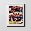 Football Autograph Print - Brett Favre - Frozen Tundra Dive Football Vintage Framed Prints Gallery Frame 16x20