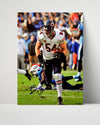 Football Autograph Print - Brian Urlacher - Monster of the Midway Football Vintage Framed Prints Poster 16x20