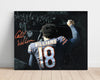 Football Autograph Print - Caleb Williams - Bears Gunslinger Football Vintage Framed Prints Poster 16x20