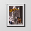 Football Autograph Print - Charles Woodson - Champions Roar Football Vintage Framed Prints Gallery Frame 16x20
