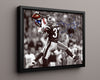 Football Autograph Print - David Tyree - Helmet Catch Miracle Football Vintage Framed Prints Floating Canvas 16x20