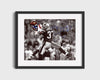 Football Autograph Print - David Tyree - Helmet Catch Miracle Football Vintage Framed Prints Gallery Frame 16x20