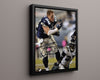 Football Autograph Print - Jason Witten - Helmet Off & Heart On Football Vintage Framed Prints Floating Canvas 16x20