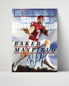 Football Autograph SI Print - Baker Mayfield - The Showman College FSPrints Poster 16x20