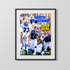 Football Autograph SI Print - Phil Simms Superstar - Giant Performance Football Vintage Framed Prints Gallery Frame 16x20