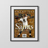 Football Autograph SI Print - Saints Heaven Sent - Dats A Win Football Vintage Framed Prints Gallery Frame 16x20